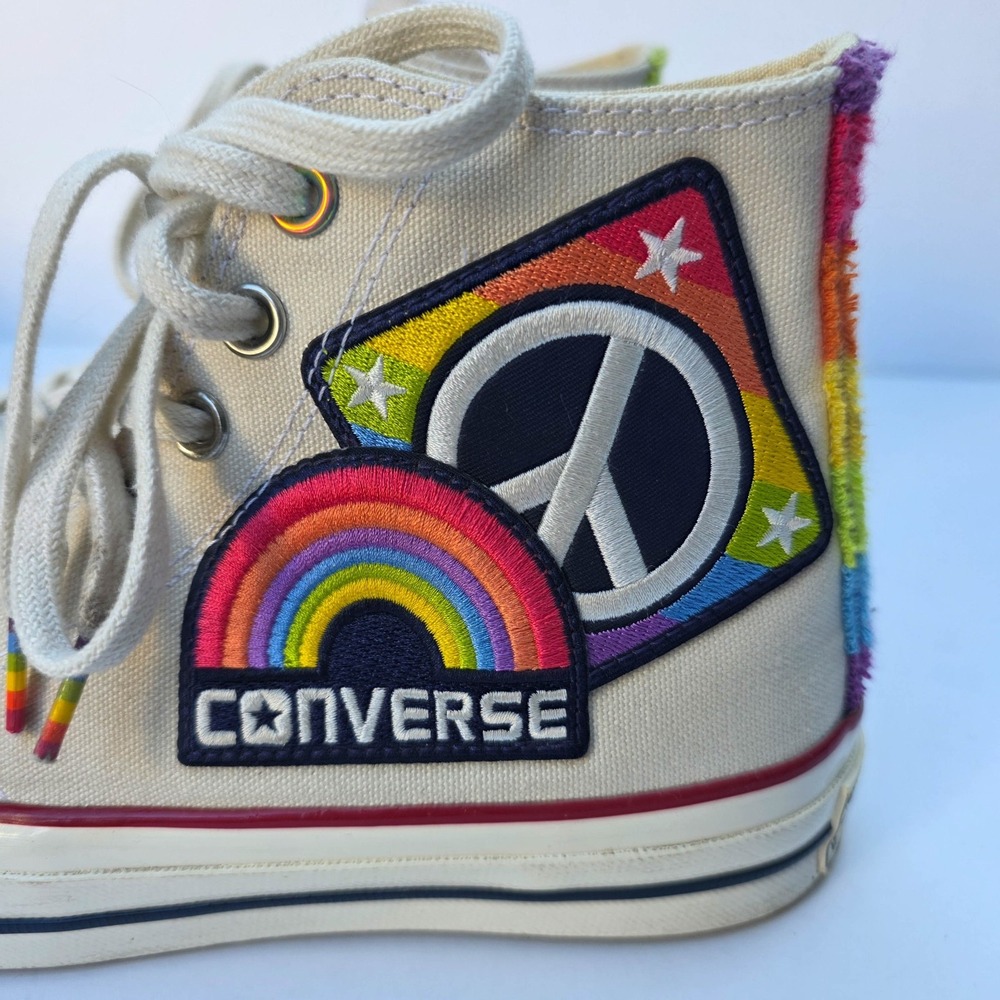 Converse Chuck 70 Pride Parade 2017 Rainbow Hi 158420C Mens 6.5 Womens 8.5 - Picture 9 of 15
